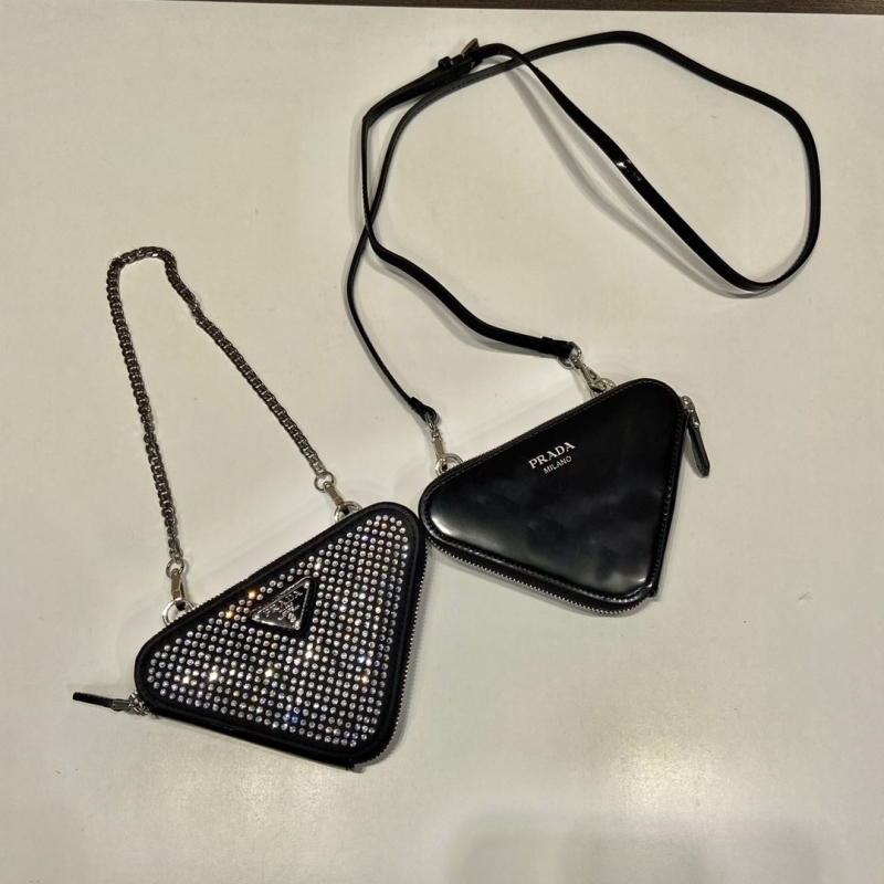 Pra*a triangle pouch